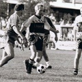 Fussball Hit 18.08.1989 Bernd Hoelzenbein Eberhard Runfft Guenther Degele