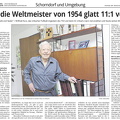 Kurz Wilfried 90. Geburtstag 29.08.2024 Zeiungsbericht